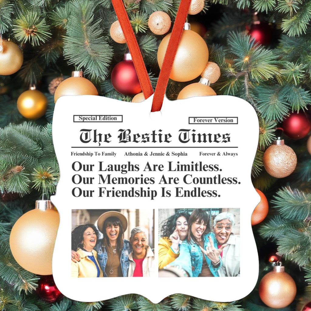 Bestie Times | Christmas Friendship Ornament