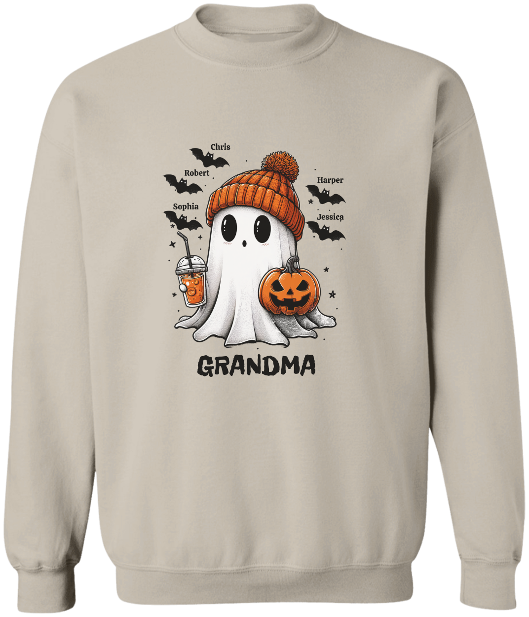 Personalized Fall Halloween Ghost Unisex Shirt