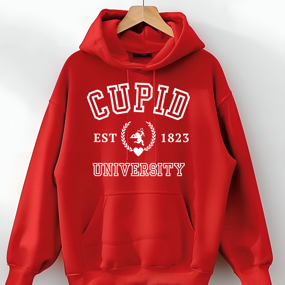 Cupid University Valentine's Day Tshirt | Love Crewneck Sweatshirt| Cupid Hoodie