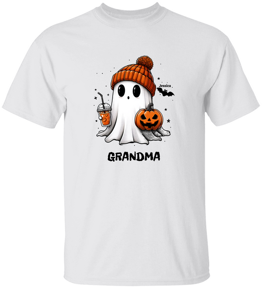 Personalized Fall Halloween Ghost Unisex Shirt