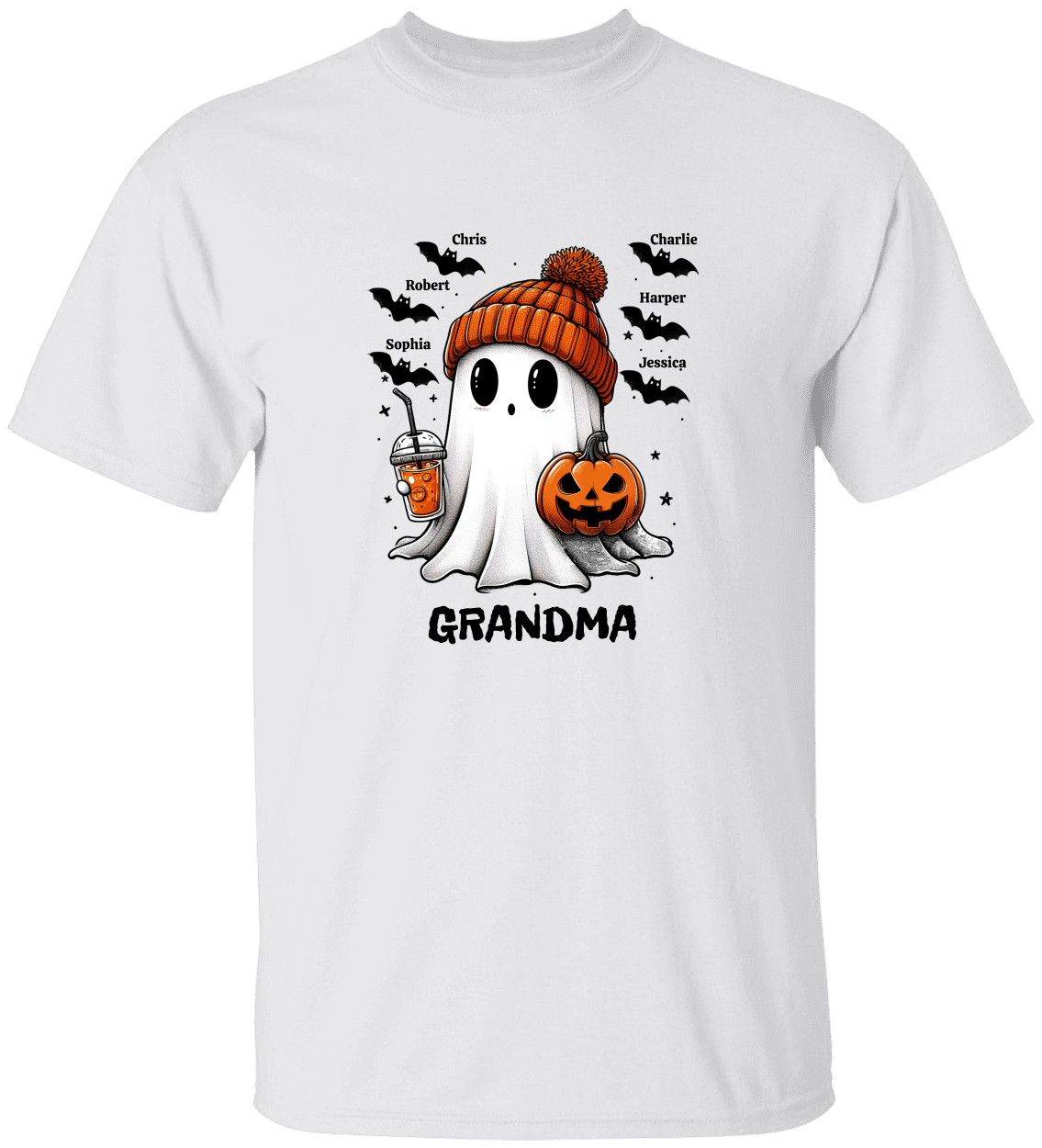 Personalized Fall Halloween Ghost Unisex Shirt