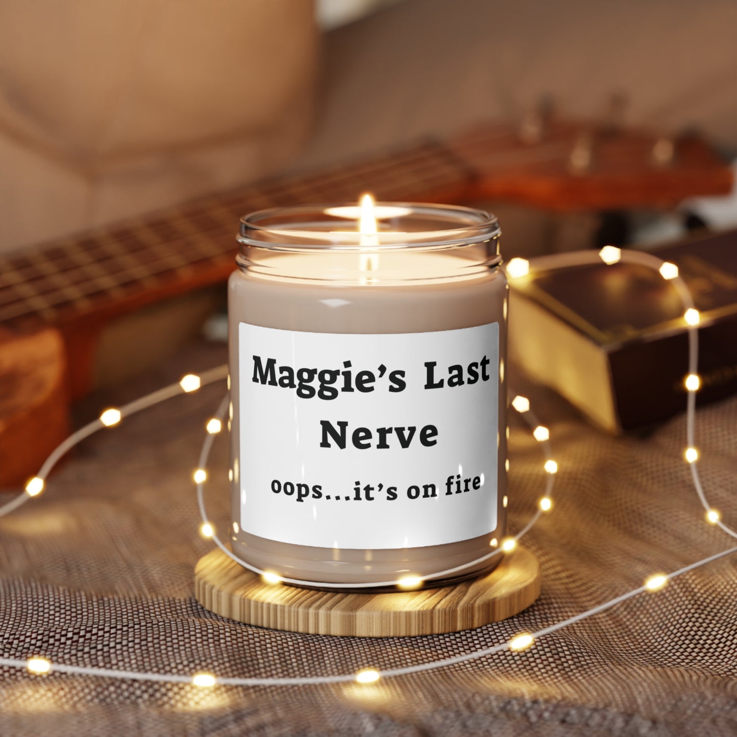 Personalized Last Nerve Candle! Custom Name Candle, Scented Soy Candle, 9oz