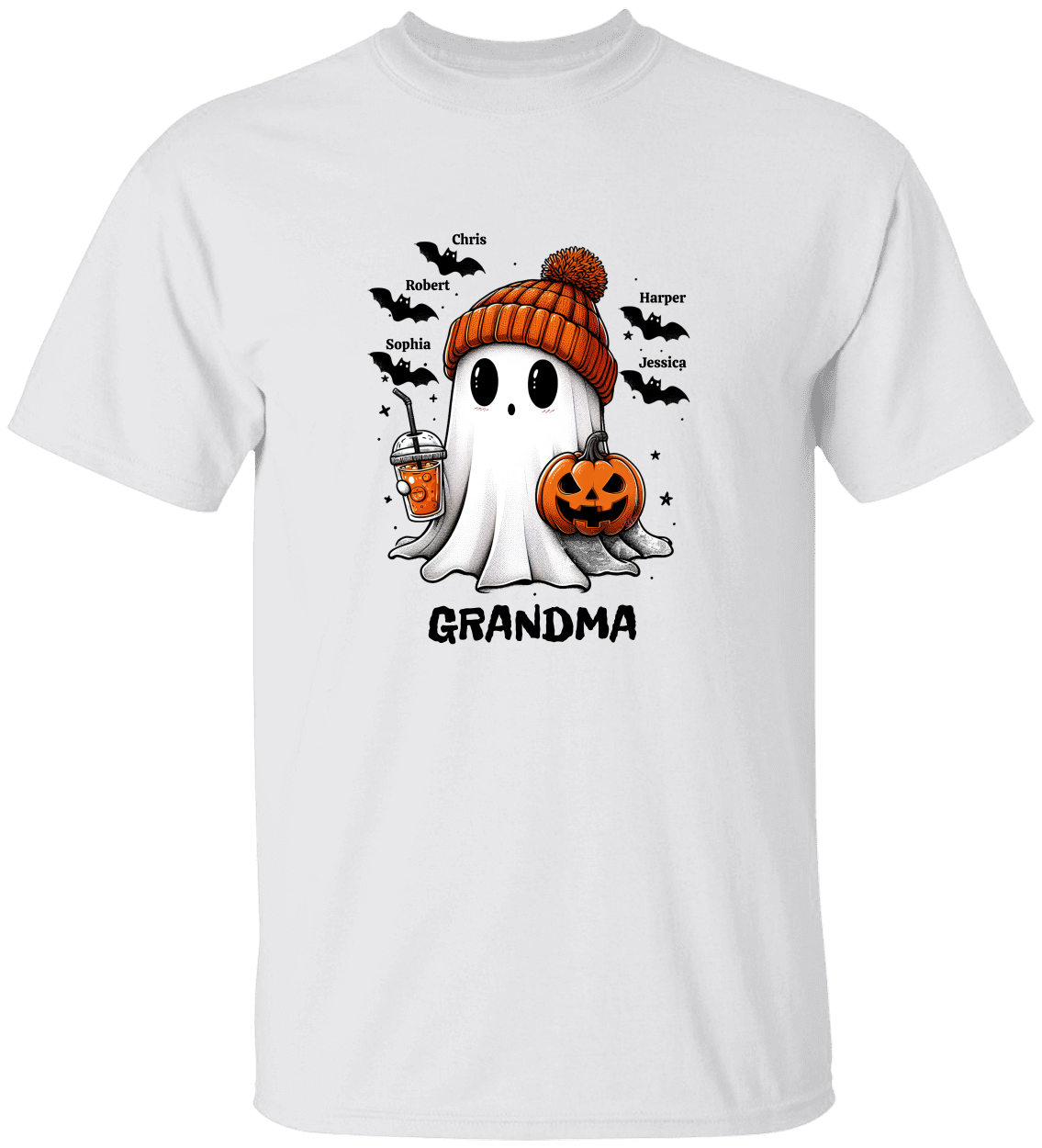 Personalized Fall Halloween Ghost Unisex Shirt