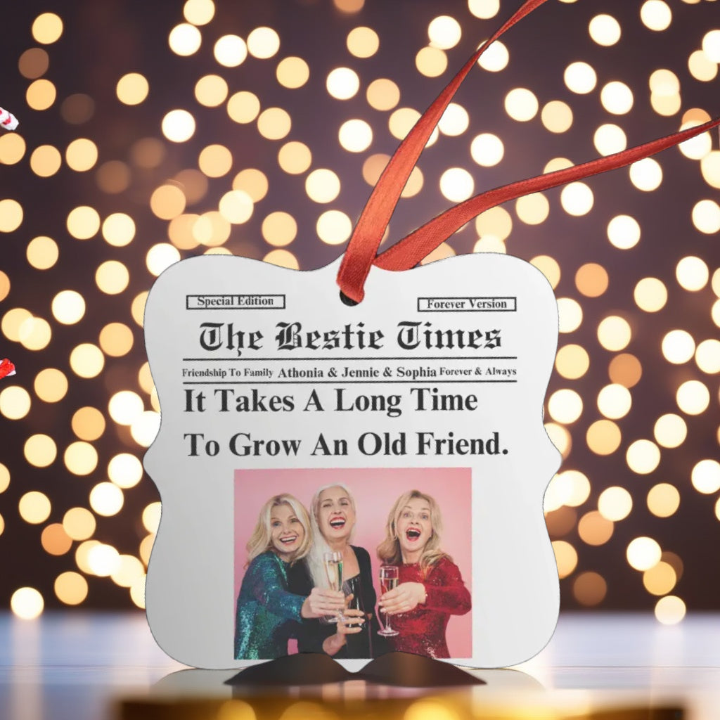 Bestie Times | Christmas Friendship Ornament