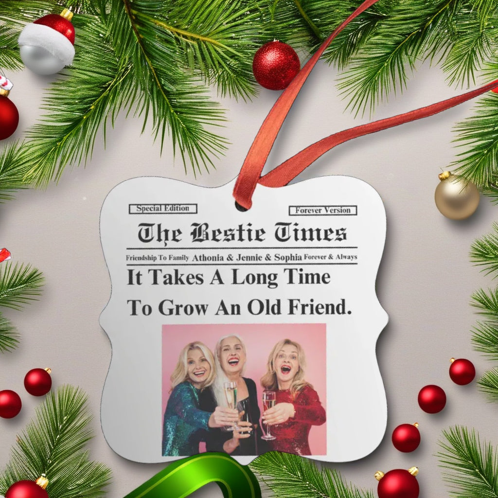 Bestie Times | Christmas Friendship Ornament