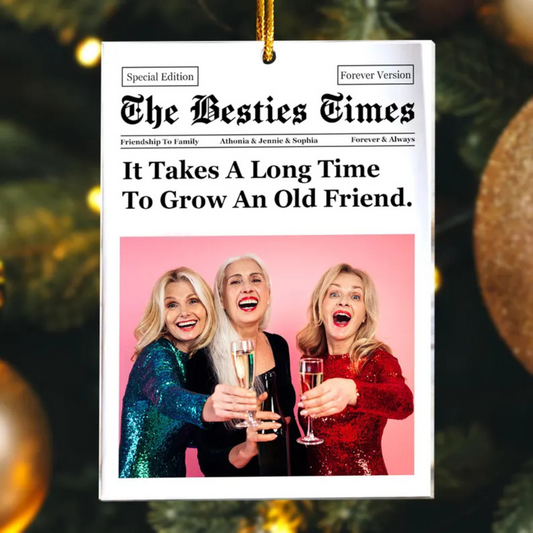 Bestie Times | Christmas Friendship Ornament