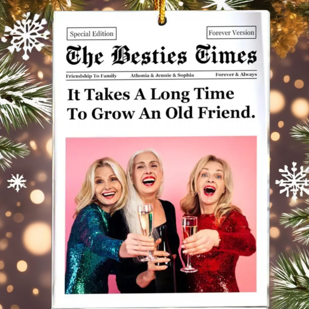 Bestie Times | Christmas Friendship Ornament