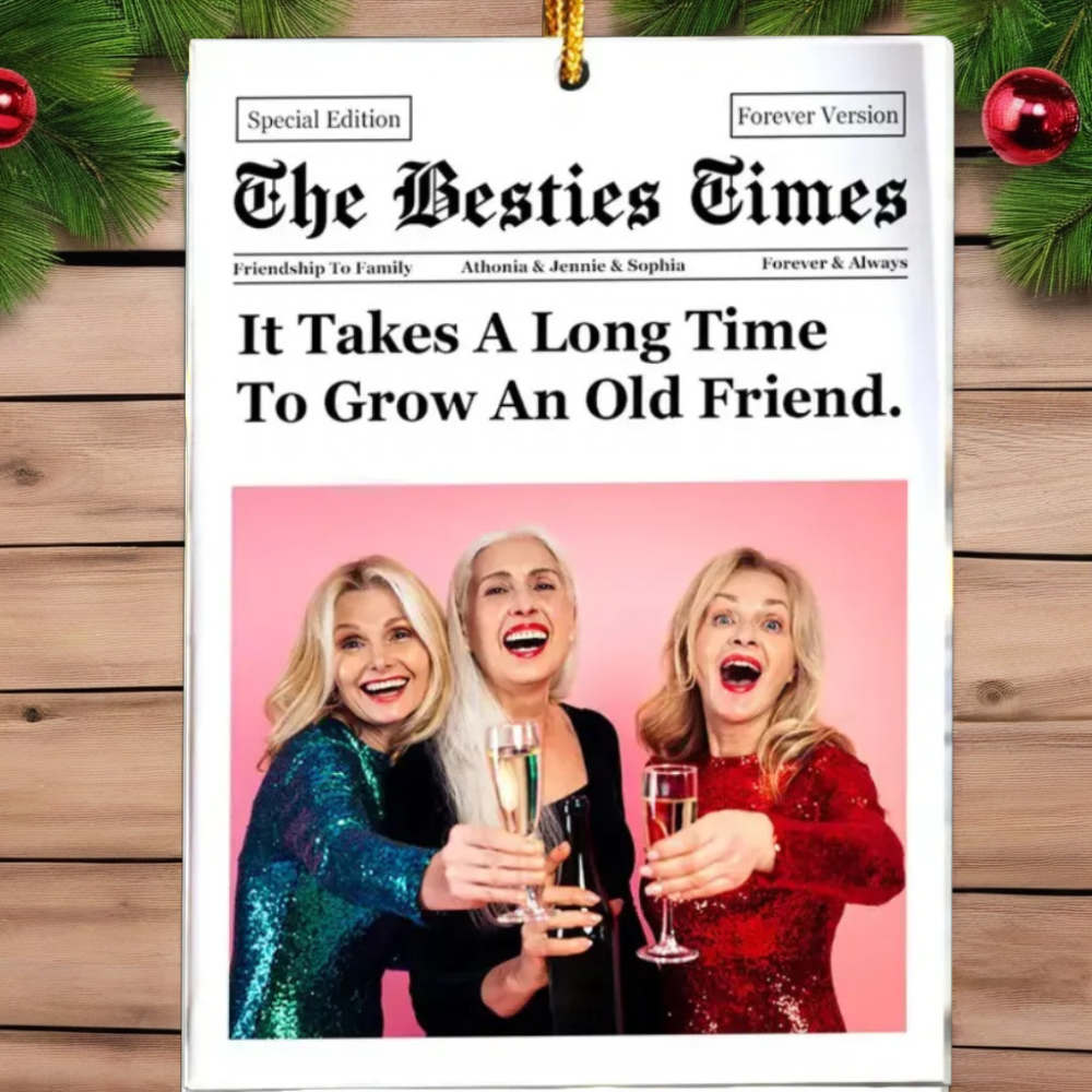 Bestie Times | Christmas Friendship Ornament