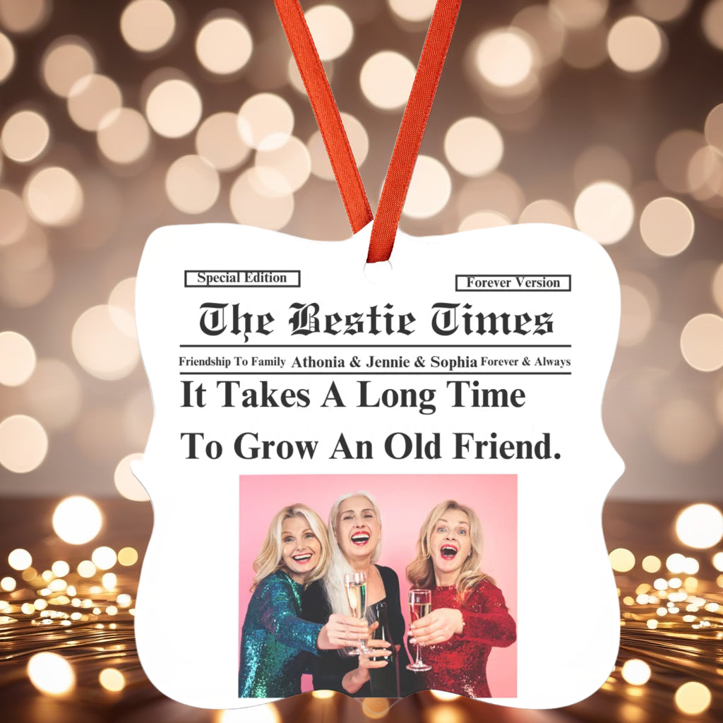 Bestie Times | Christmas Friendship Ornament