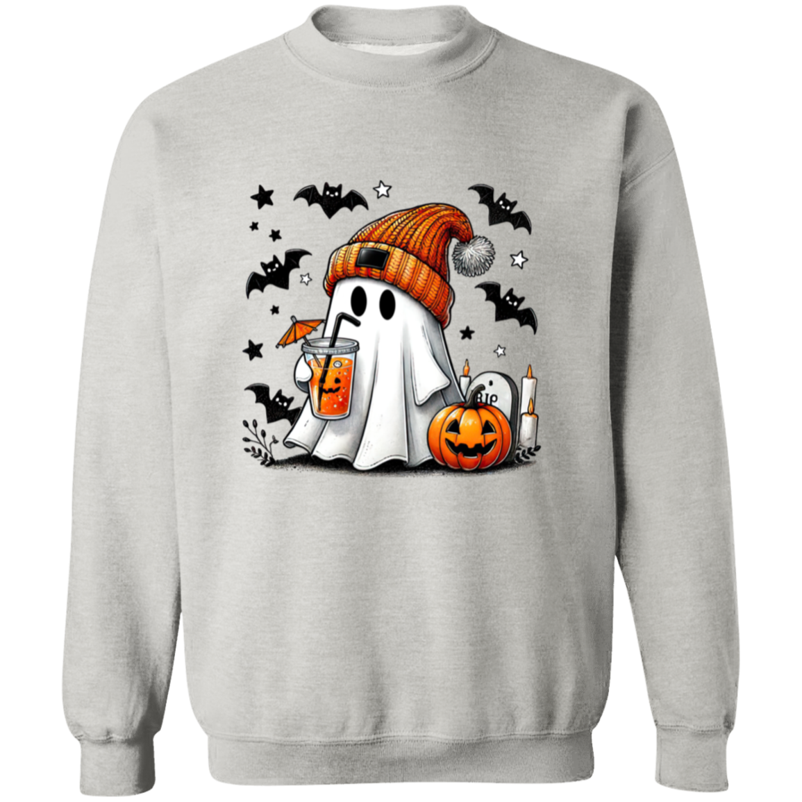 Stocking Cap Cute Ghost T-Shirt Sweatshirt Hoodie