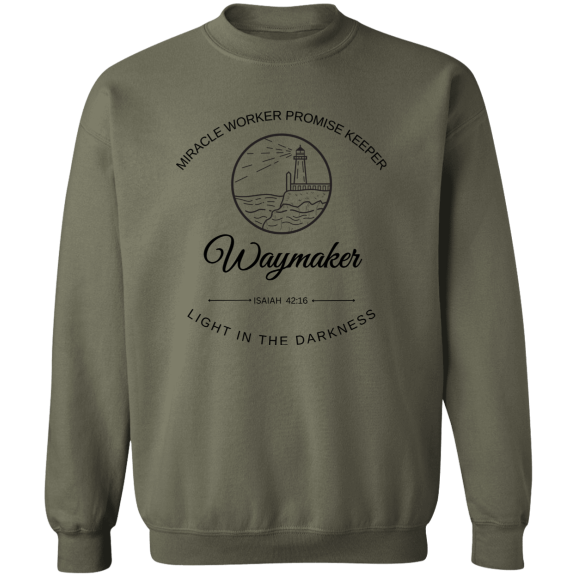 Waymaker Miracle Worker Promise Keeper Christian Pullover Sweatshirt