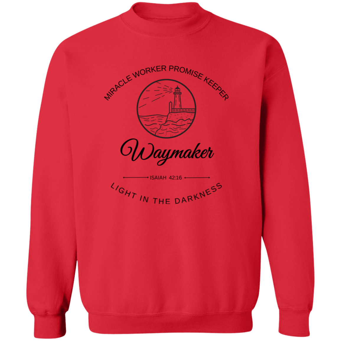 Waymaker Miracle Worker Promise Keeper Christian Pullover Sweatshirt