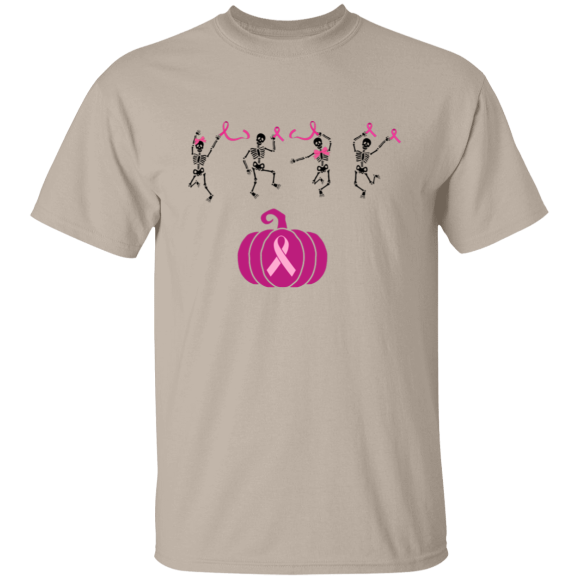 Skeleton Breast Cancer Awareness Tshirt