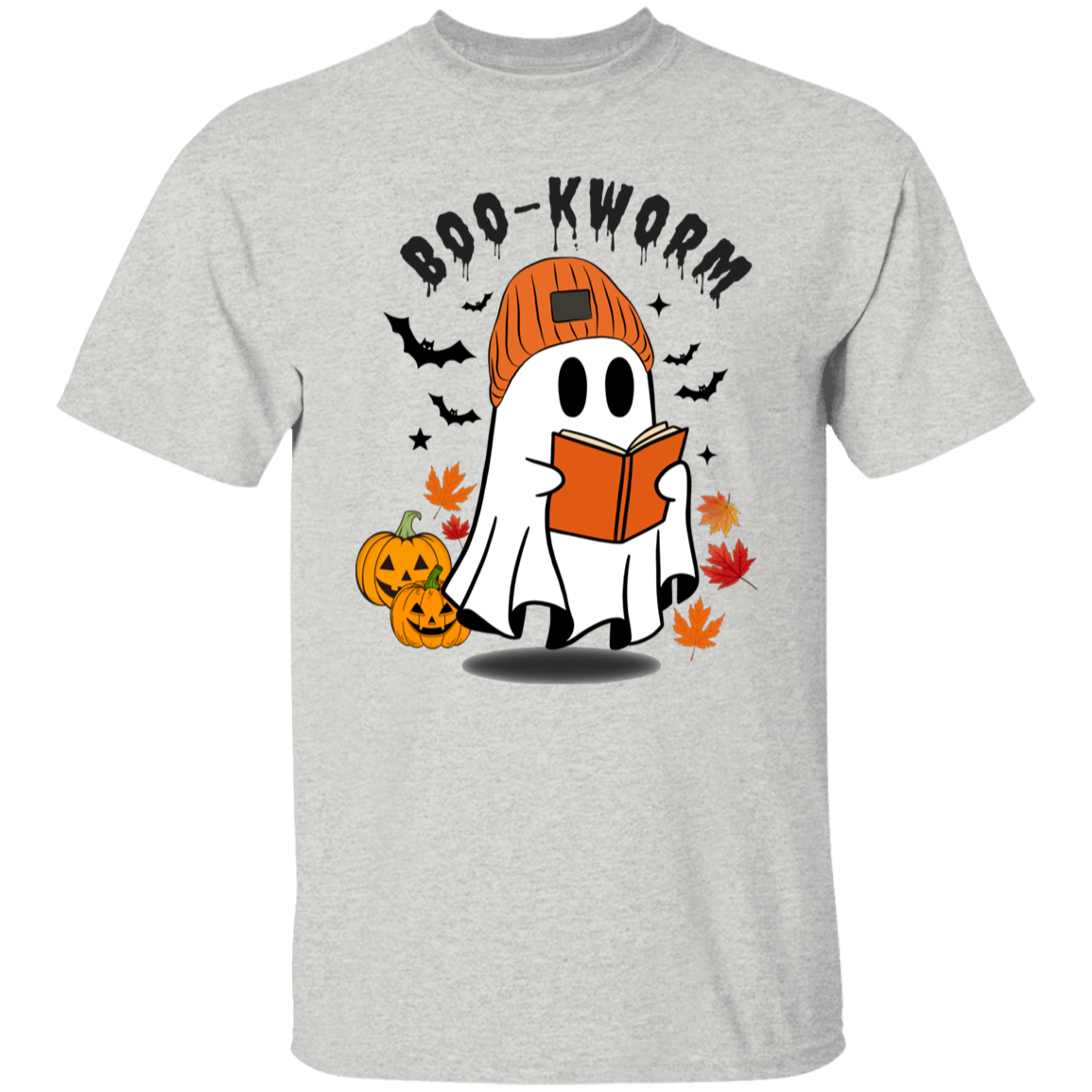 BOO-KWORM Cute Ghost T-Shirt, Sweatshirt, Hoodie