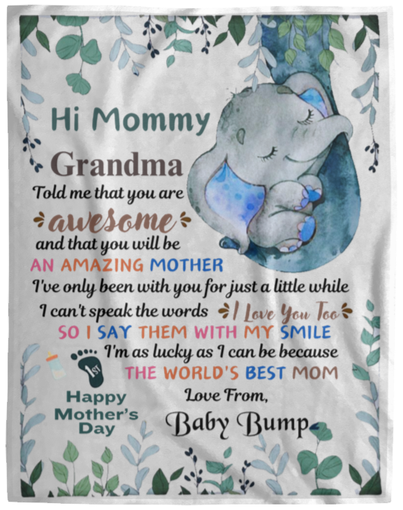 Mommy | Baby Bump  | Mother's Day Blanket