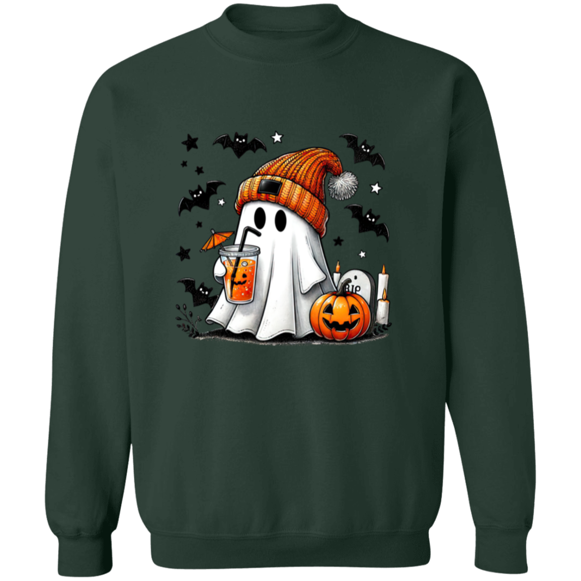 Stocking Cap Cute Ghost T-Shirt Sweatshirt Hoodie