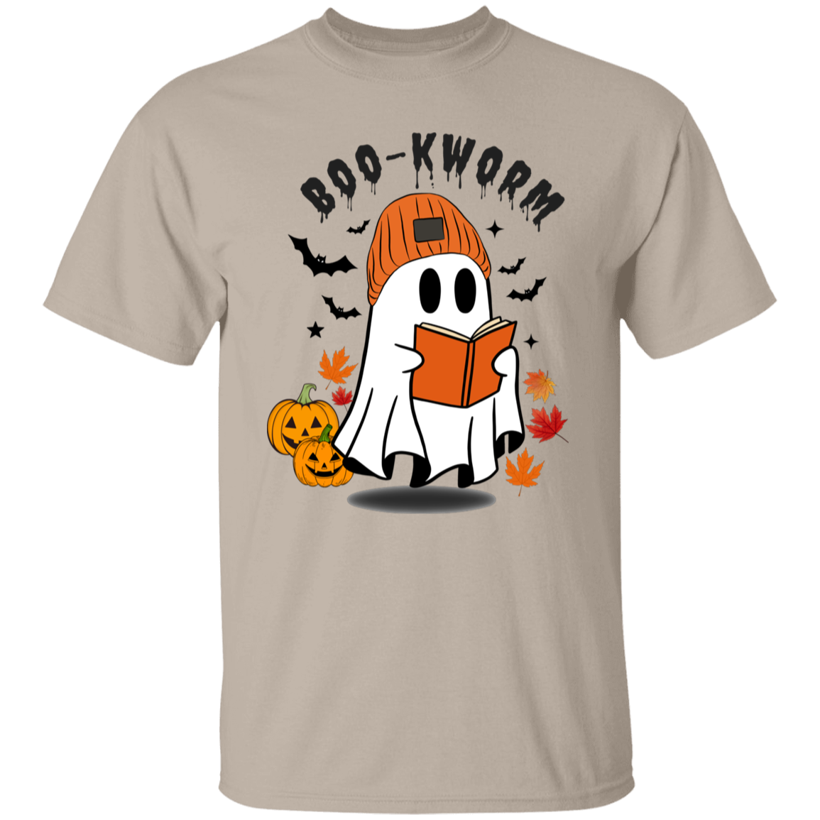 BOO-KWORM Cute Ghost T-Shirt, Sweatshirt, Hoodie