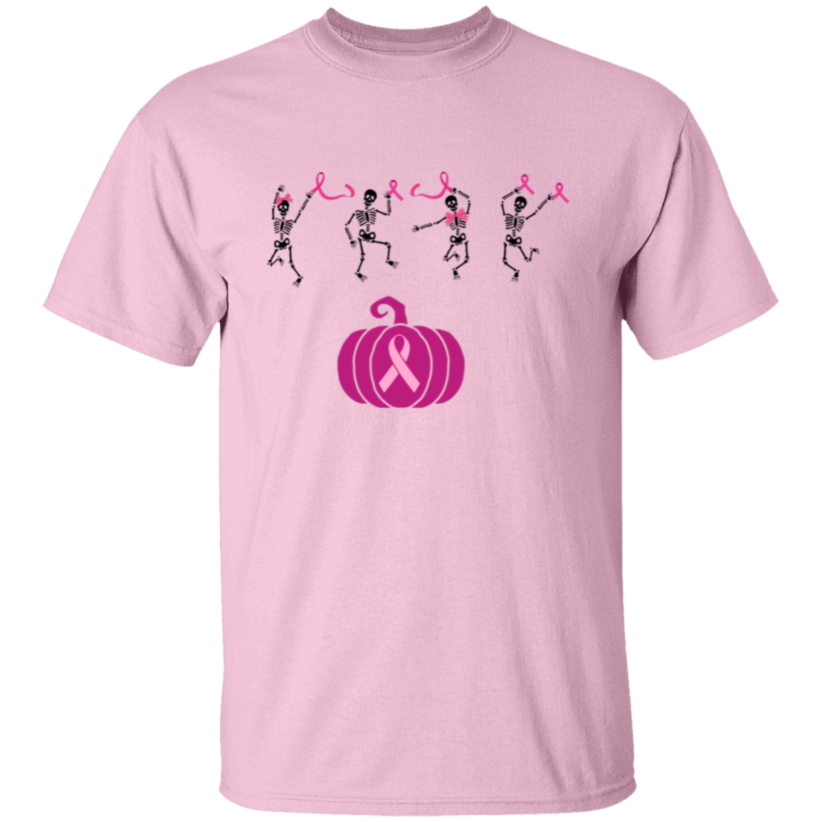 Skeleton Breast Cancer Awareness Tshirt