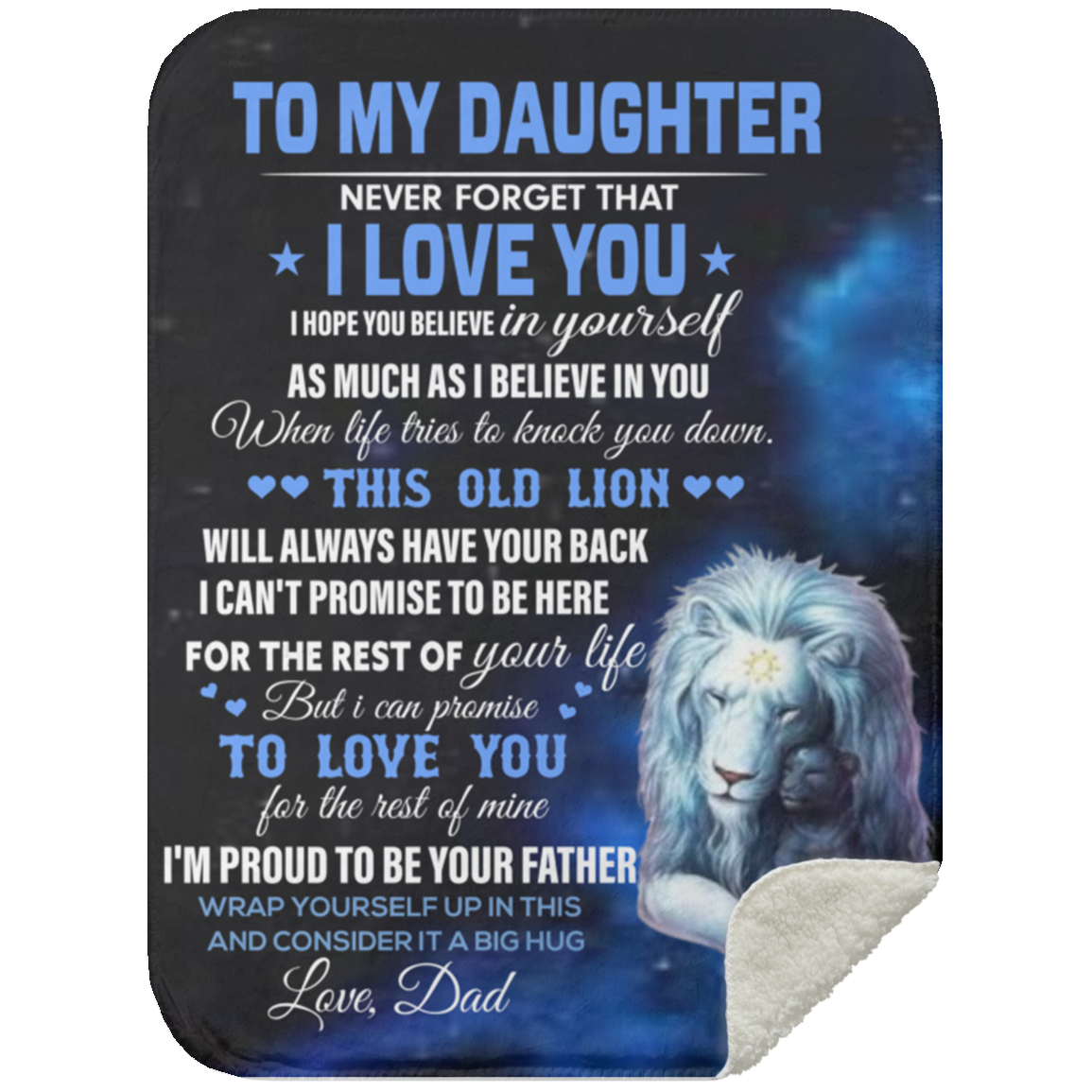 Daughter Never Forget, I Love You