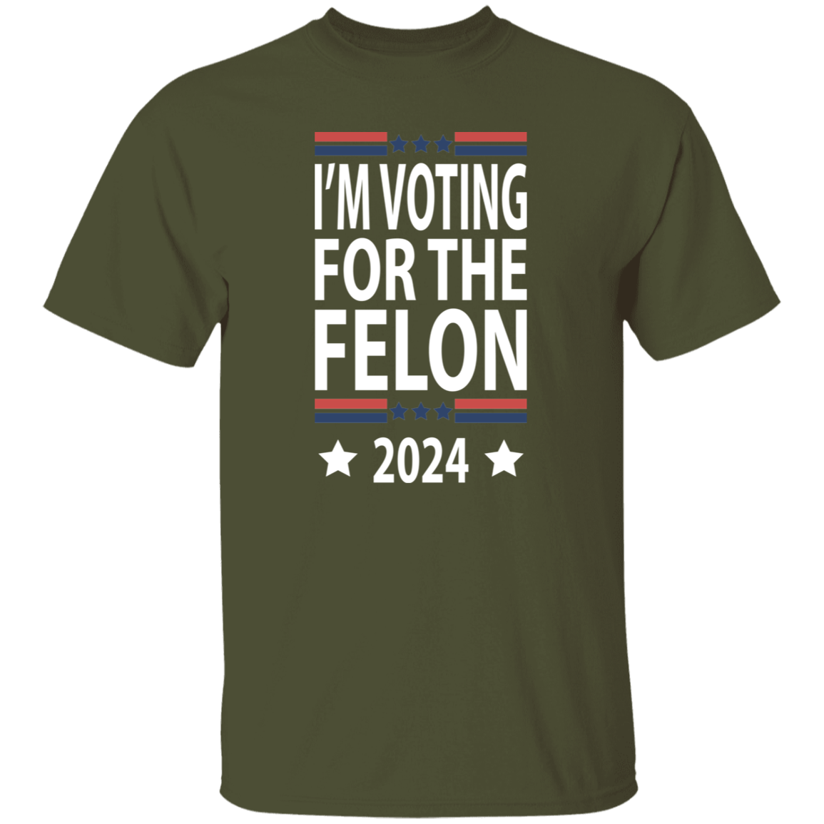 I'm Voting For The Felon 2024 TShirt