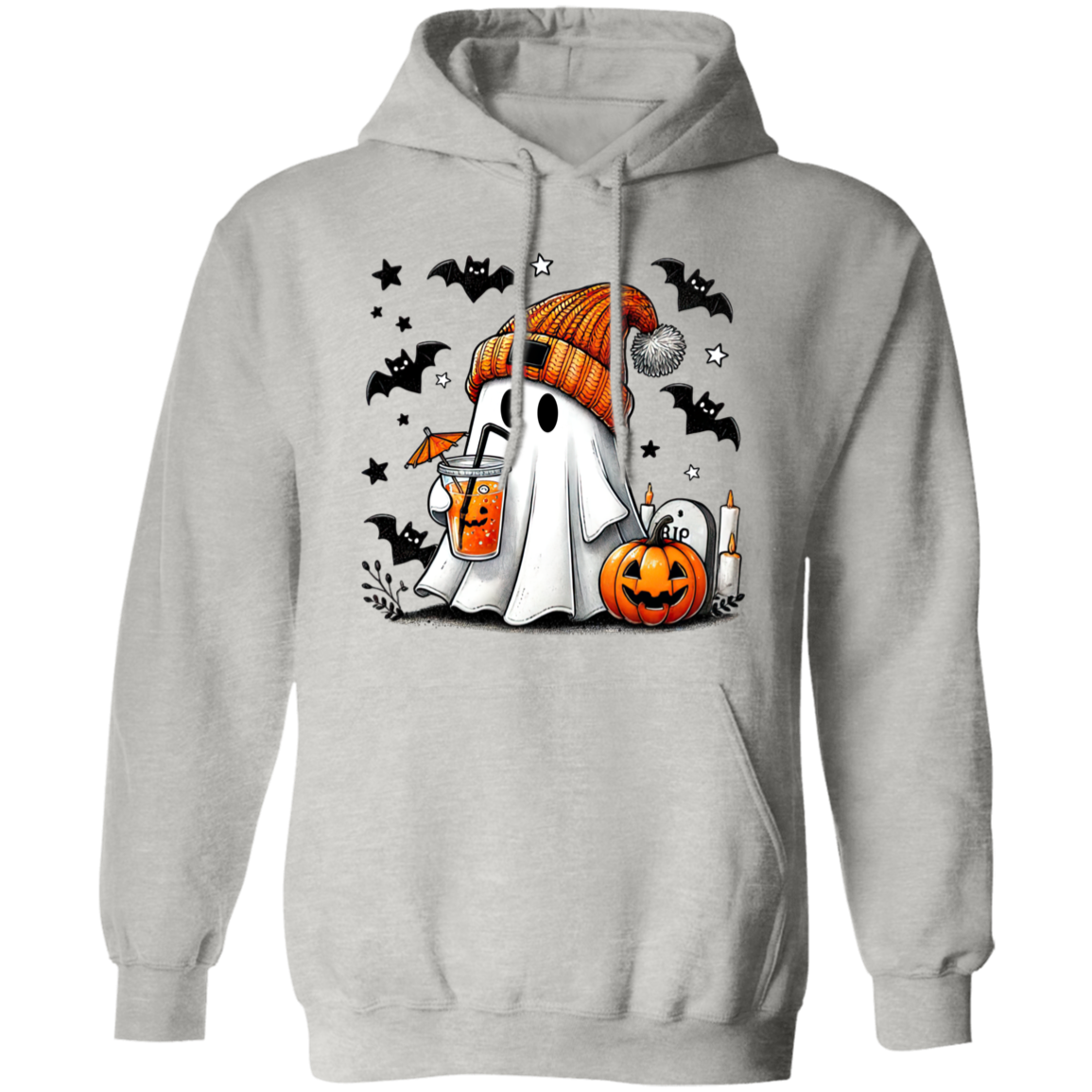 Stocking Cap Cute Ghost T-Shirt Sweatshirt Hoodie