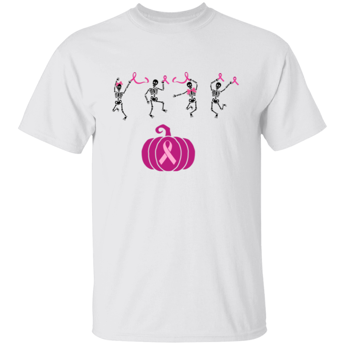 Skeleton Breast Cancer Awareness Tshirt