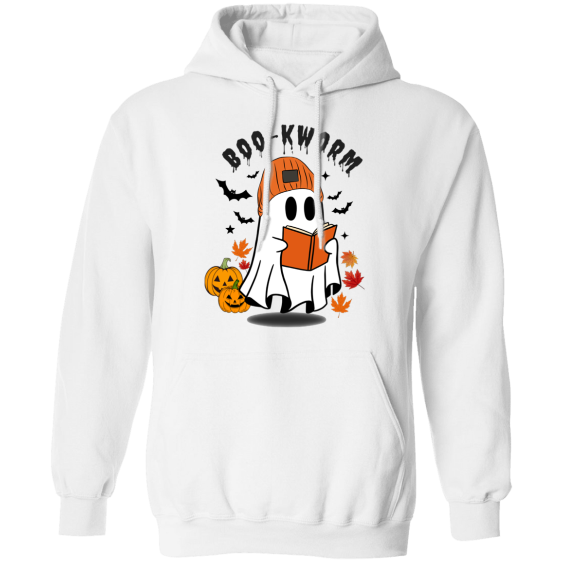 BOO-KWORM Cute Ghost T-Shirt, Sweatshirt, Hoodie