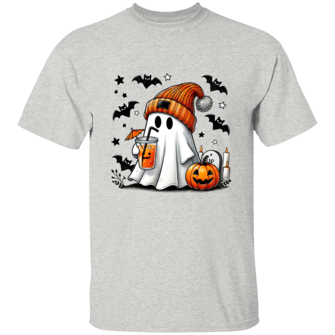 Stocking Cap Cute Ghost T-Shirt Sweatshirt Hoodie