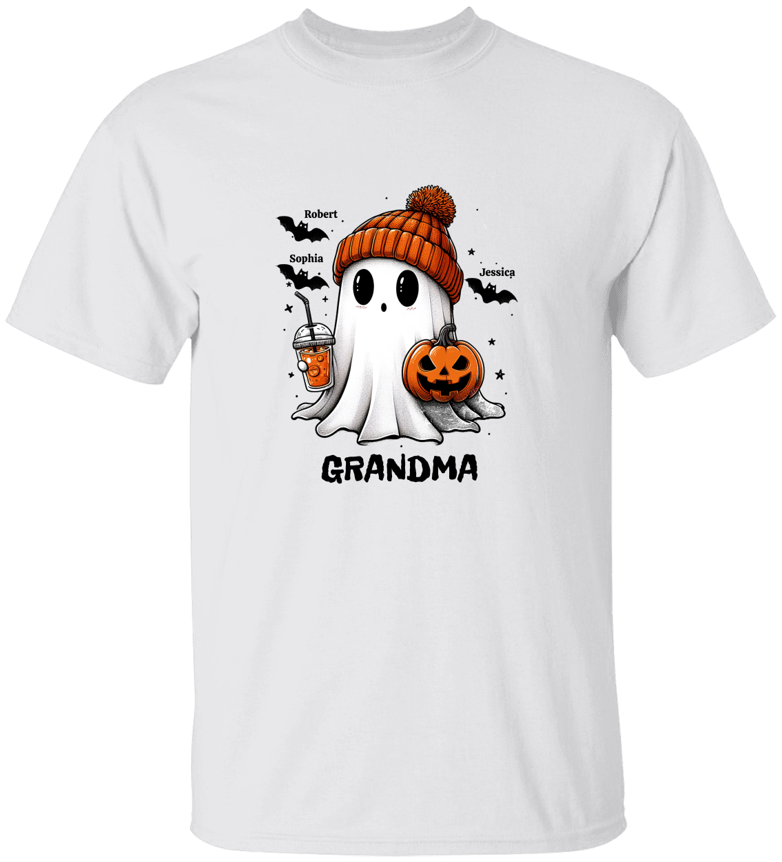 Personalized Fall Halloween Ghost Unisex Shirt