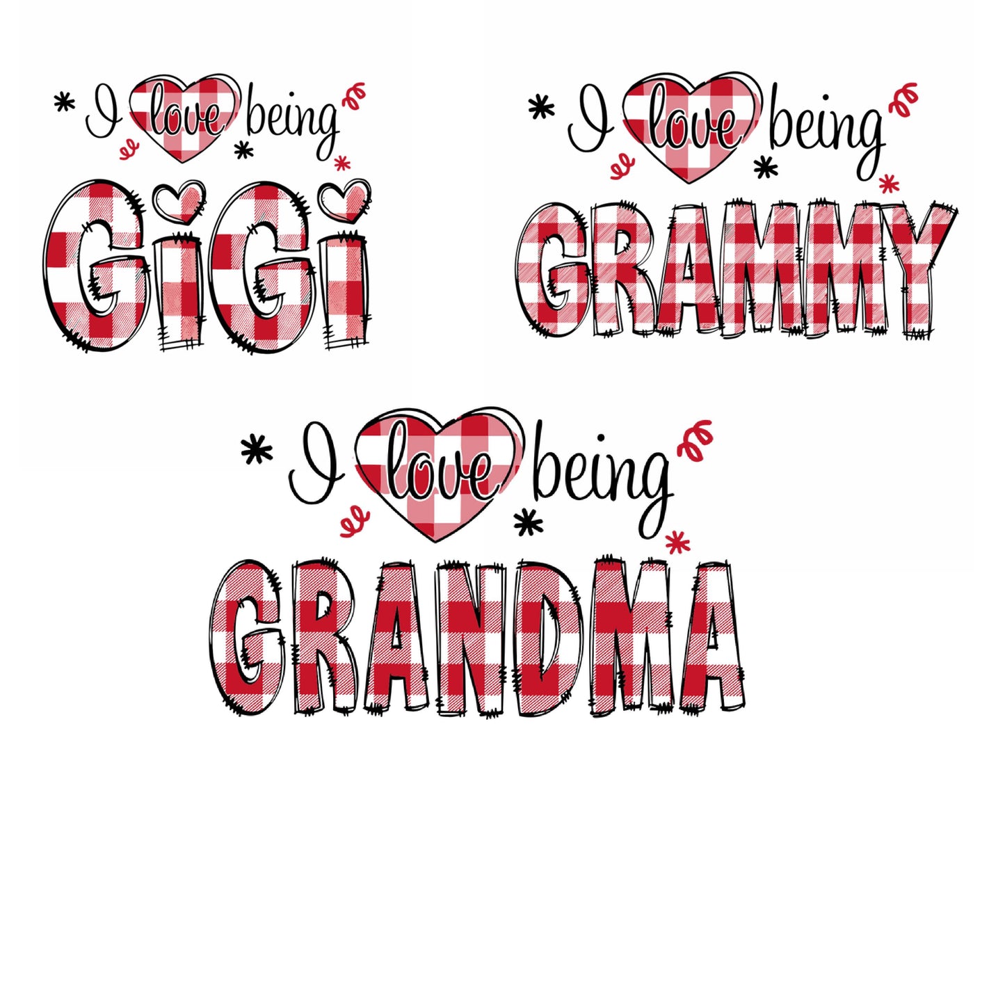 Custom 'I Love Being Gigi' Sweatshirt - Christmas & Valentines for Grandmothers - Personalized Names - Cozy Holiday Shirt