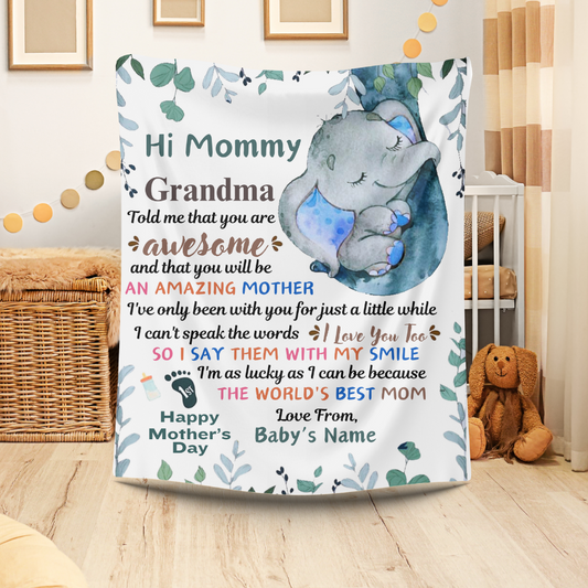 Mommy | Baby Bump  | Mother's Day Blanket