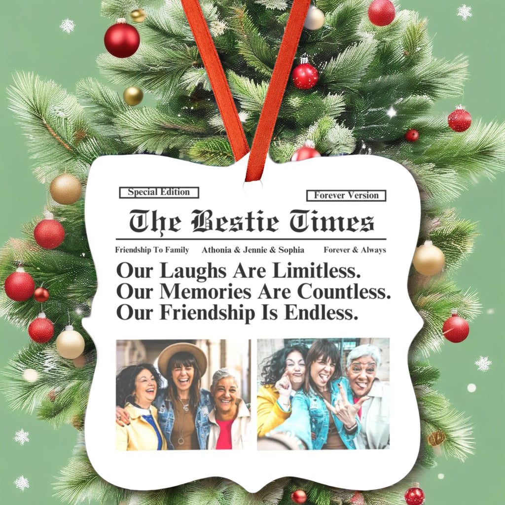 Bestie Times | Christmas Friendship Ornament