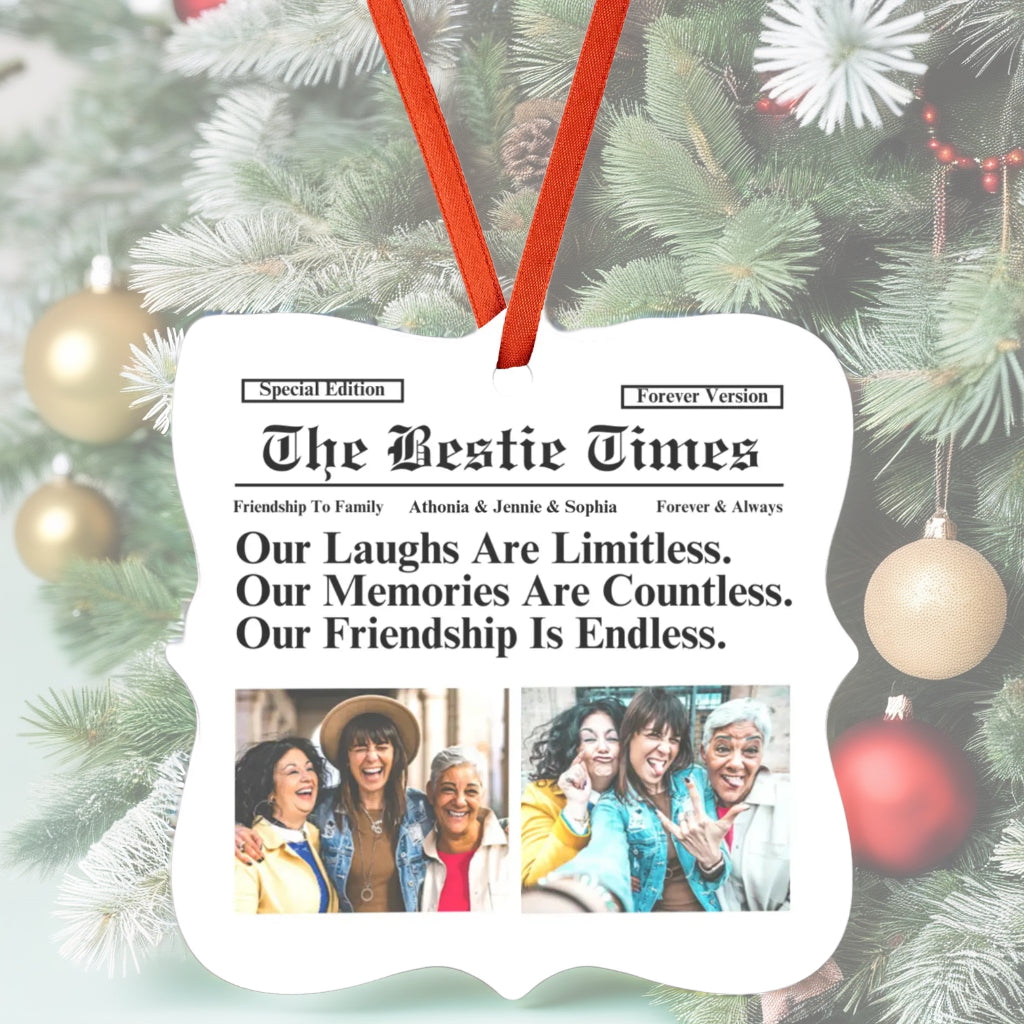 Bestie Times | Christmas Friendship Ornament