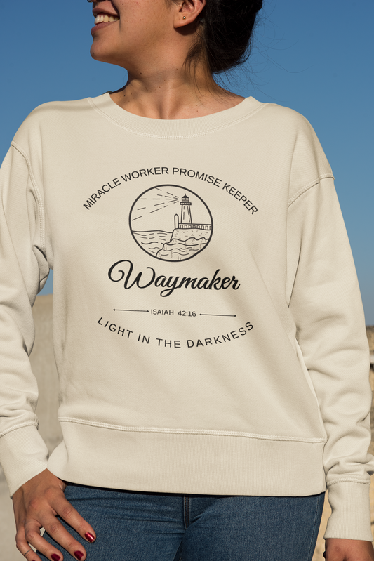 Waymaker Miracle Worker Promise Keeper Christian Pullover Sweatshirt