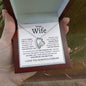 To My Wife- Missing Piece Forever Love Necklace