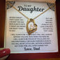 To Daughter - Never Forget I Love You - Love Dad