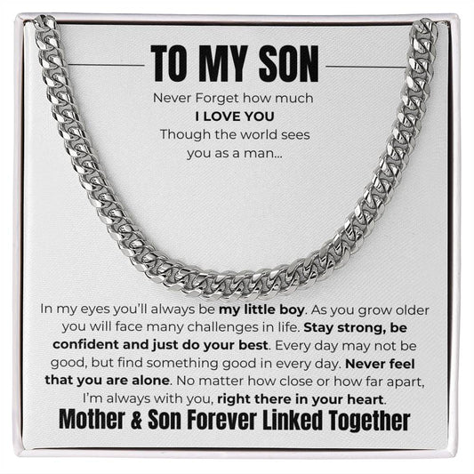 To My Son | Mother & Son Forever Linked Together