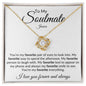 To My Soulmate | You're My Favorite Personalized Love Knot Necklace