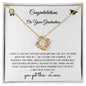 Personalized Graduation Gift - Daughter: Congratulations You Got This Love Knot Necklace