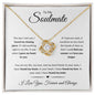 To My Soulmate | I Love You, Forever & Always - Love Knot Necklace