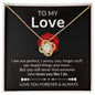 Imperfectly Perfect Love:  Express it with this- "Wife's Love Knot Necklace"