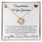You Got This Love Knot Graduation Necklace From Mom & Dad