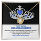 My Badass Granddaughter | Crowned | Love Knot Necklace