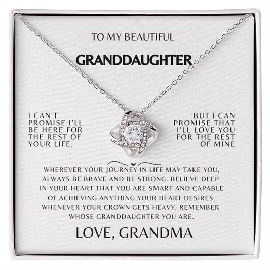 To My Beautiful Granddaughter