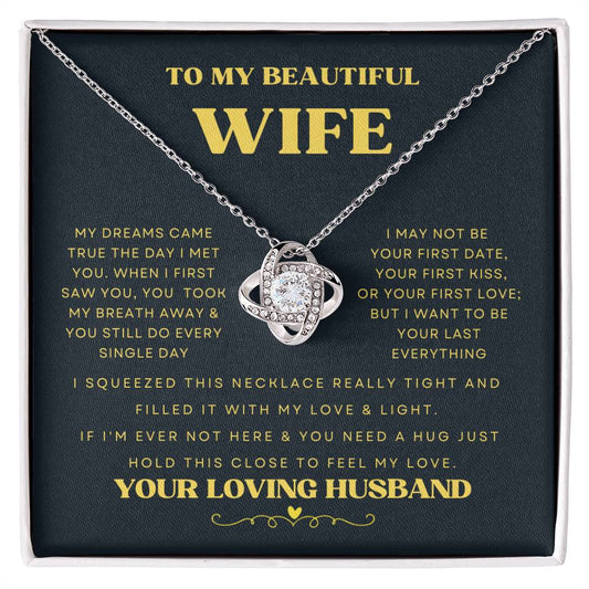 Beautiful Wife | Love Knot Necklace