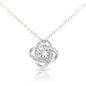 To My Daughter Love Knot Necklace-I Love You Forever & Always