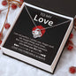 Imperfectly Perfect Love:  Express it with this- "Wife's Love Knot Necklace"