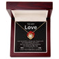 Imperfectly Perfect Love:  Express it with this- "Wife's Love Knot Necklace"