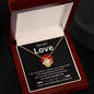 Imperfectly Perfect Love:  Express it with this- "Wife's Love Knot Necklace"
