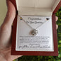 You Got This Love Knot Graduation Necklace From Mom & Dad